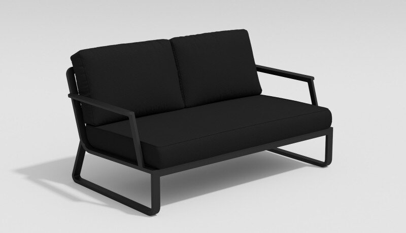 Лаунж зона Gardenini Voglie темно-серый/черный