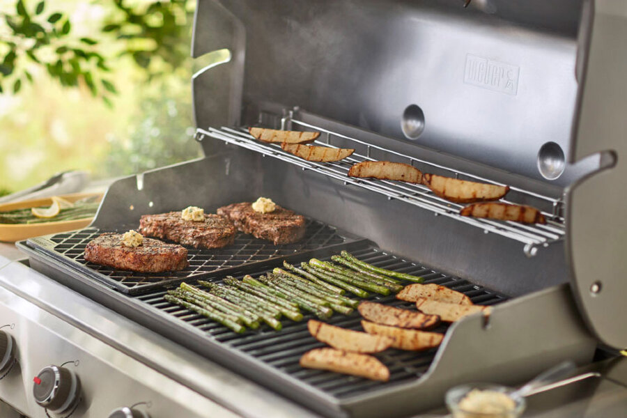 Решетка Sear Grate для грилей Weber Genesis II серии 400/600 чугун