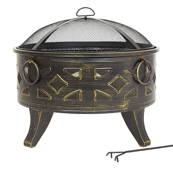 Очаг для костра La Hacienda Diamond чаша на ножках с крышкой