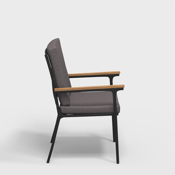 Стул Gardenini Calma S темно-серый/антрацит