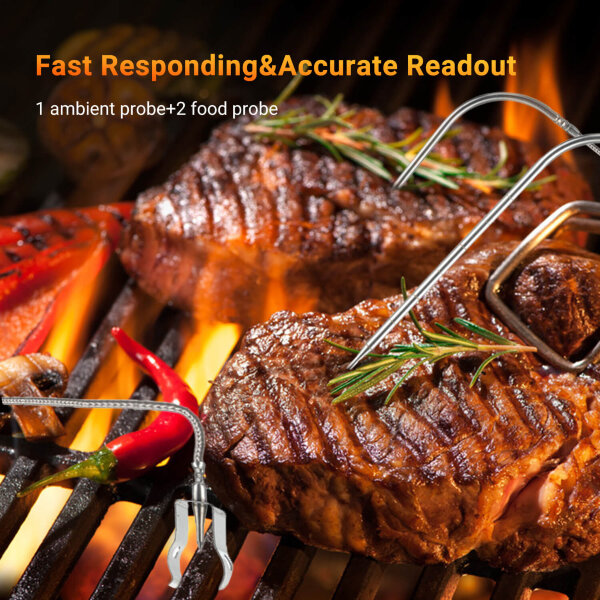 Термометр-контроллер InkBird ISC007-BW для грилей Камадо (WiFi + Bluetooth)