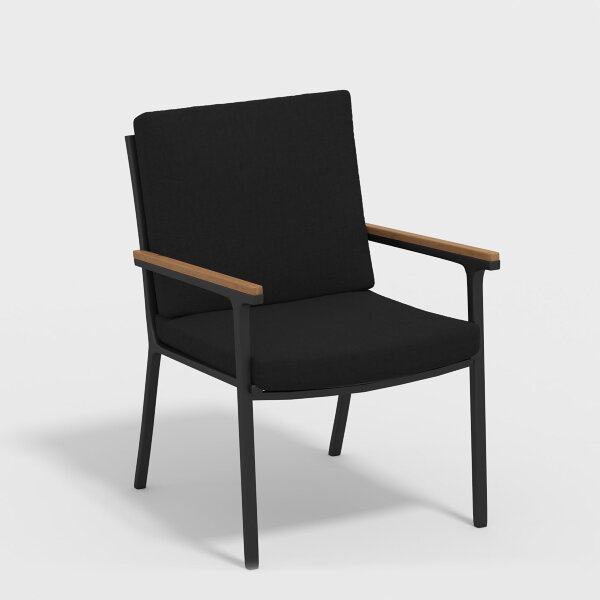 Стул Gardenini Calma S темно-серый/черный