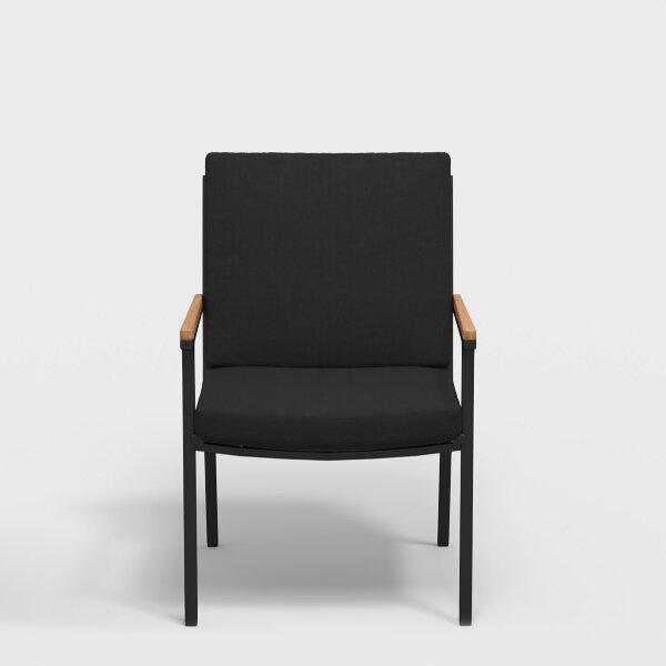 Стул Gardenini Calma S темно-серый/черный