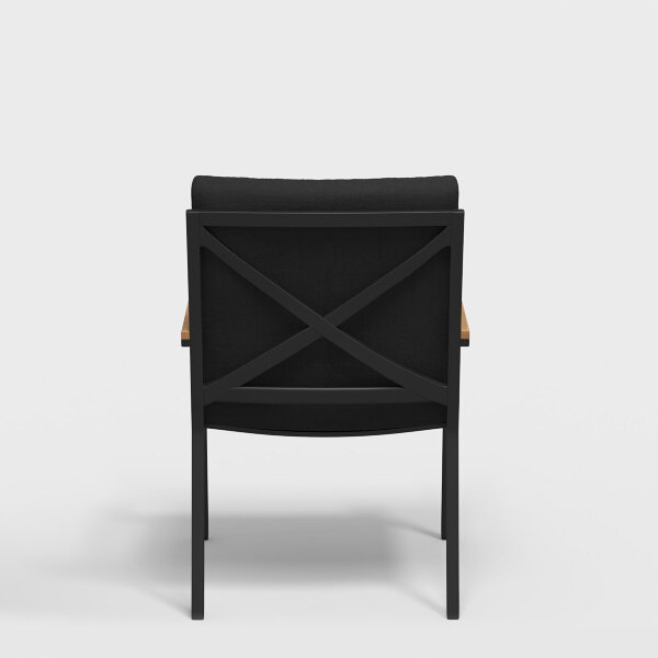 Стул Gardenini Calma S темно-серый/черный