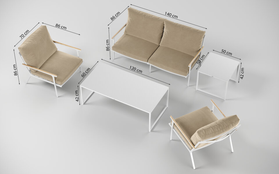 Лаунж зоны Gardenini Calma