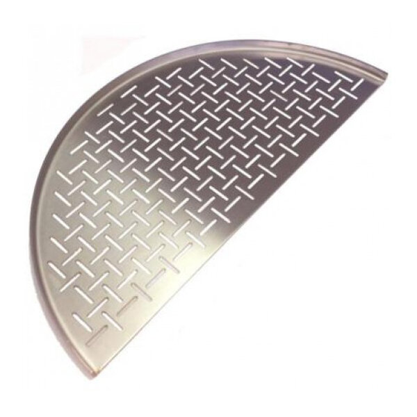 Противень для гриля Kamado Classic Joe с лазерной обработкой полукруглый нержавеющая сталь