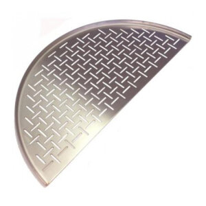 Противень для гриля Kamado Classic Joe с лазерной обработкой полукруглый нержавеющая сталь