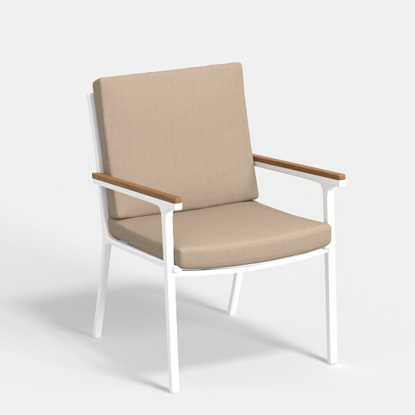 Стул Gardenini Calma S белый/бежевый