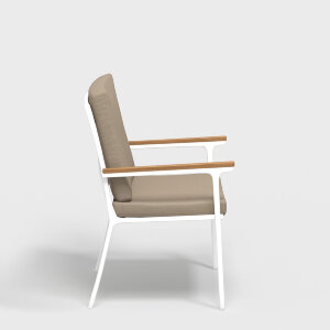 Стул Gardenini Calma S белый/бежевый