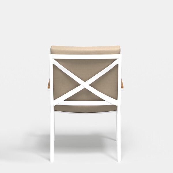 Стул Gardenini Calma S белый/бежевый