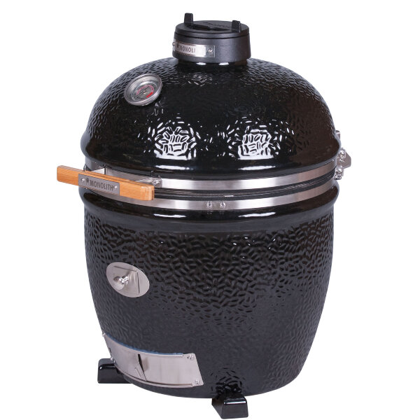 Угольный гриль Monolith LeChef PRO 2.0 черный без столиков и ножек