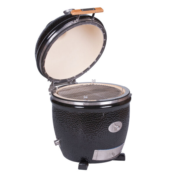 Угольный гриль Monolith LeChef PRO 2.0 черный без столиков и ножек