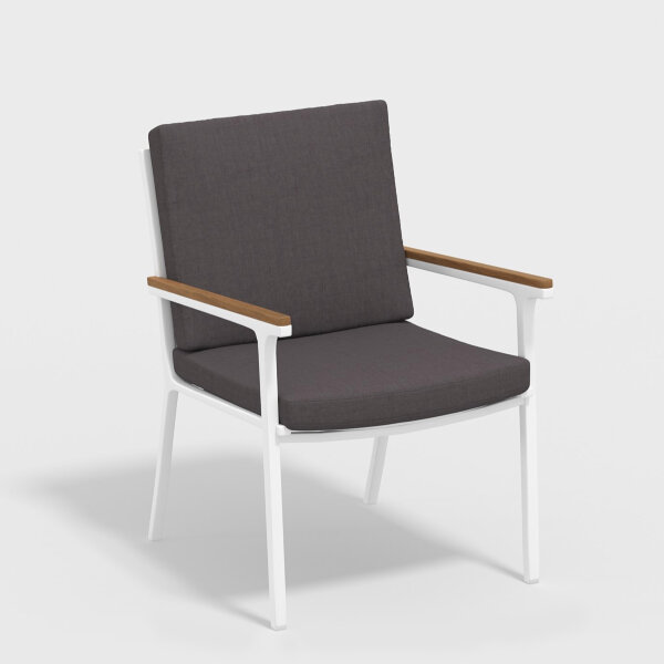 Стул Gardenini Calma S белый/антрацит