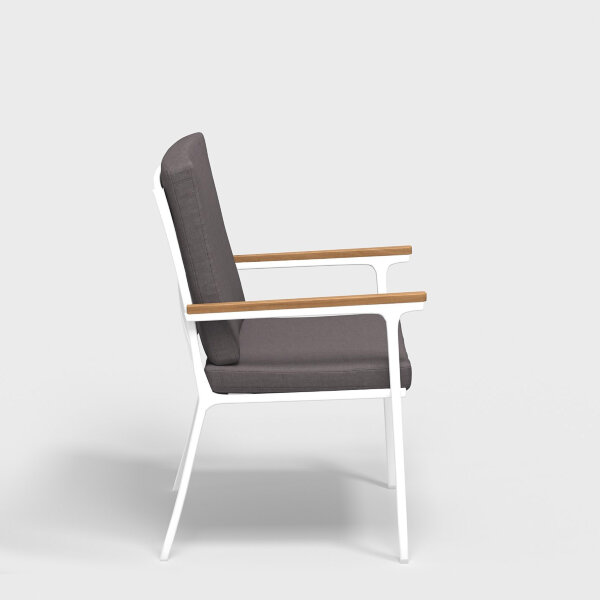 Стул Gardenini Calma S белый/антрацит