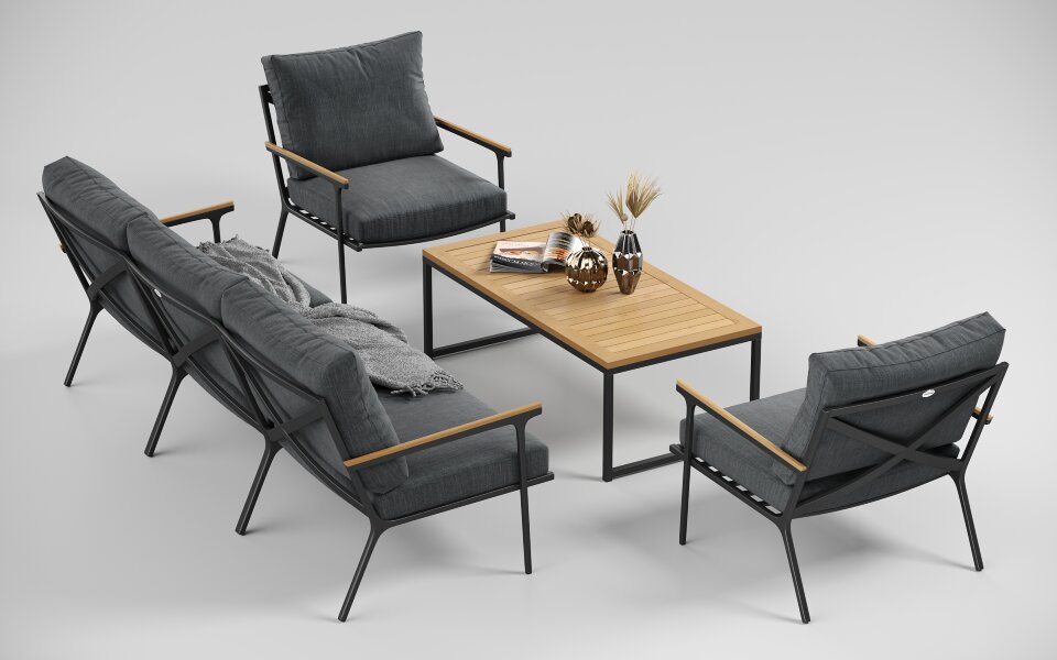 Лаунж зоны Gardenini Premium Calma long