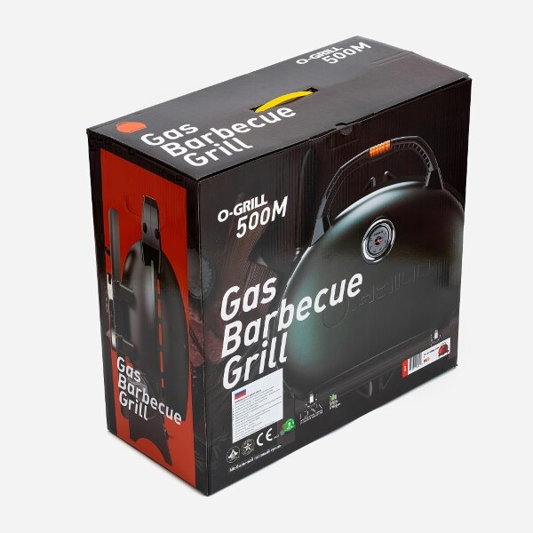 Газовый гриль O-Grill 500MT bicolor черно-серебряный