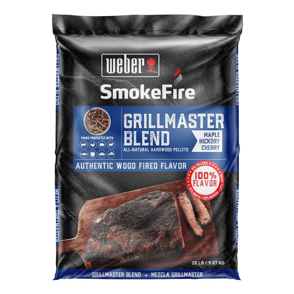 Пеллеты древесные для гриля Weber SmokeFire Grill Master Mix