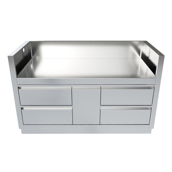 Тумба-основание гриля BIPRO-825 с 5-ю выдвижными ящиками