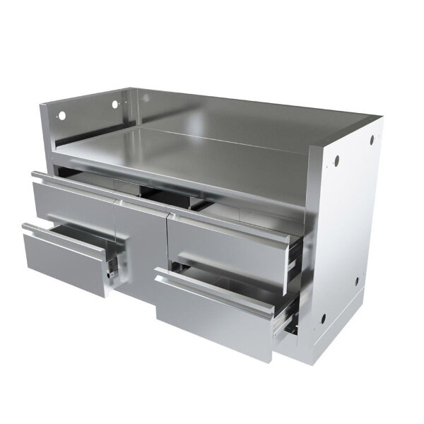 Тумба-основание гриля BIPRO-825 с 5-ю выдвижными ящиками