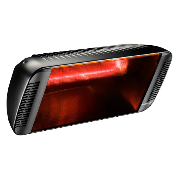 Уличный электрический обогреватель Heliosa 66 (2000 Вт) черный со стеклом