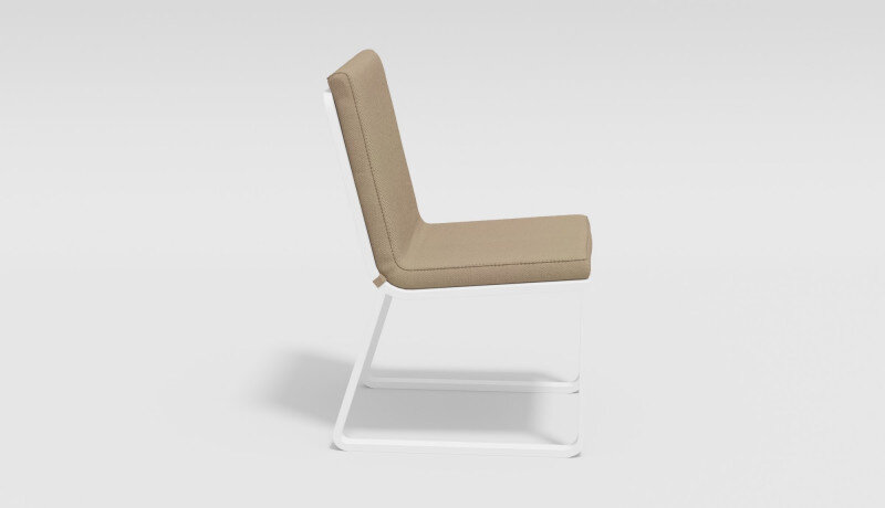 Обеденная группа Gardenini Primavera со стульями Voglie белый/бежевый