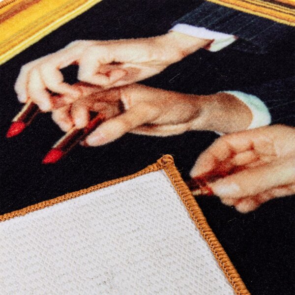 Seletti Коврик Lipstick Black