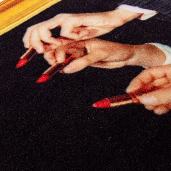 Seletti Коврик Lipstick Black