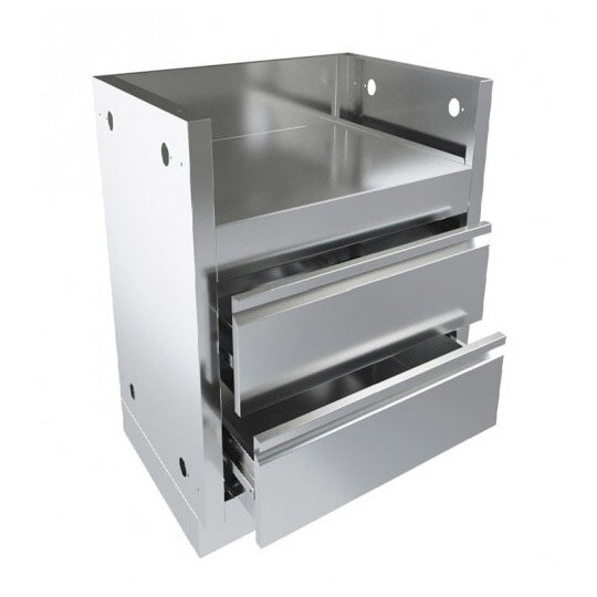 Тумба-основание боковой горелки Broilmaster BSABF12 с 2-мя выдвижными ящиками