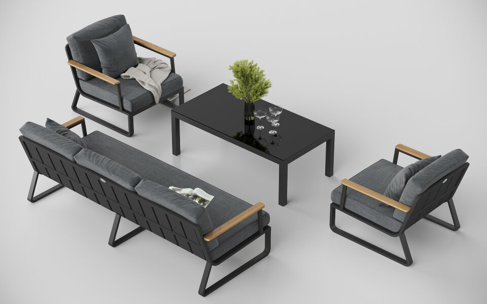 Лаунж зоны Gardenini Premium Voglie Long