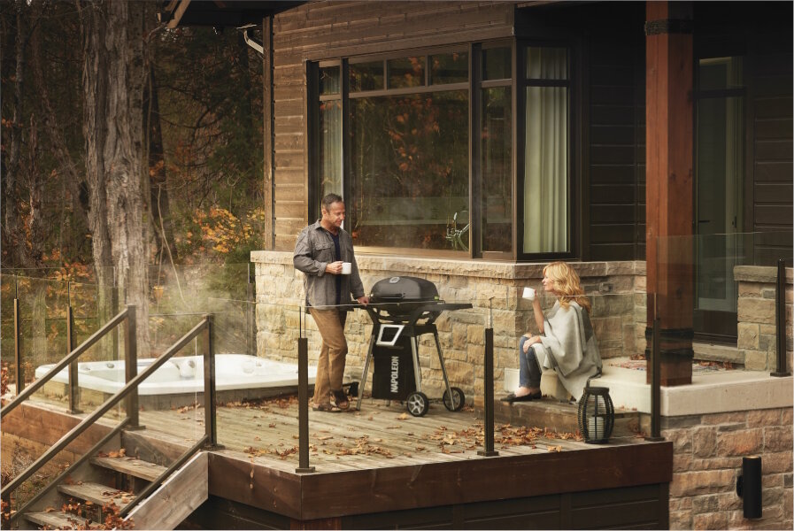 Электрический гриль Napoleon TravelQ 285 PRO черный