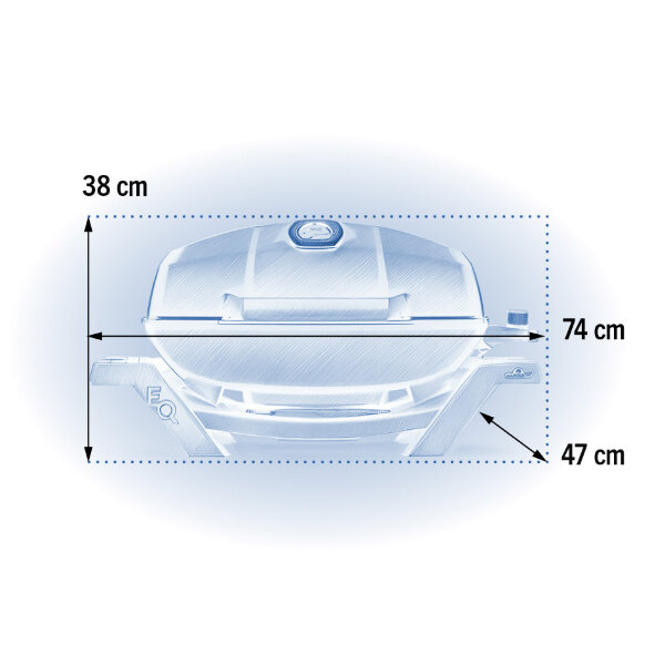 Электрический гриль Napoleon TravelQ PRO-285E черный