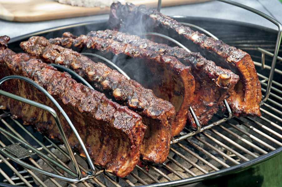 Подставка для ребрышек Weber 2 в 1