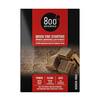 Брикеты для розжига 800 Degrees Легкий Розжиг (64 шт)