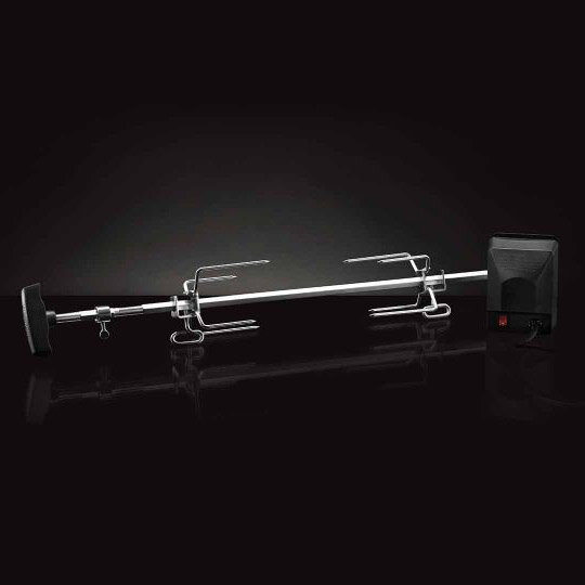 Вертел электрический Napoleon с 2-мя зажимами для угольных грилей серии PRO-3