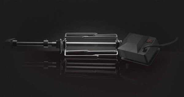 Вертел электрический Napoleon с 2-мя зажимами для угольных грилей серии PRO-3