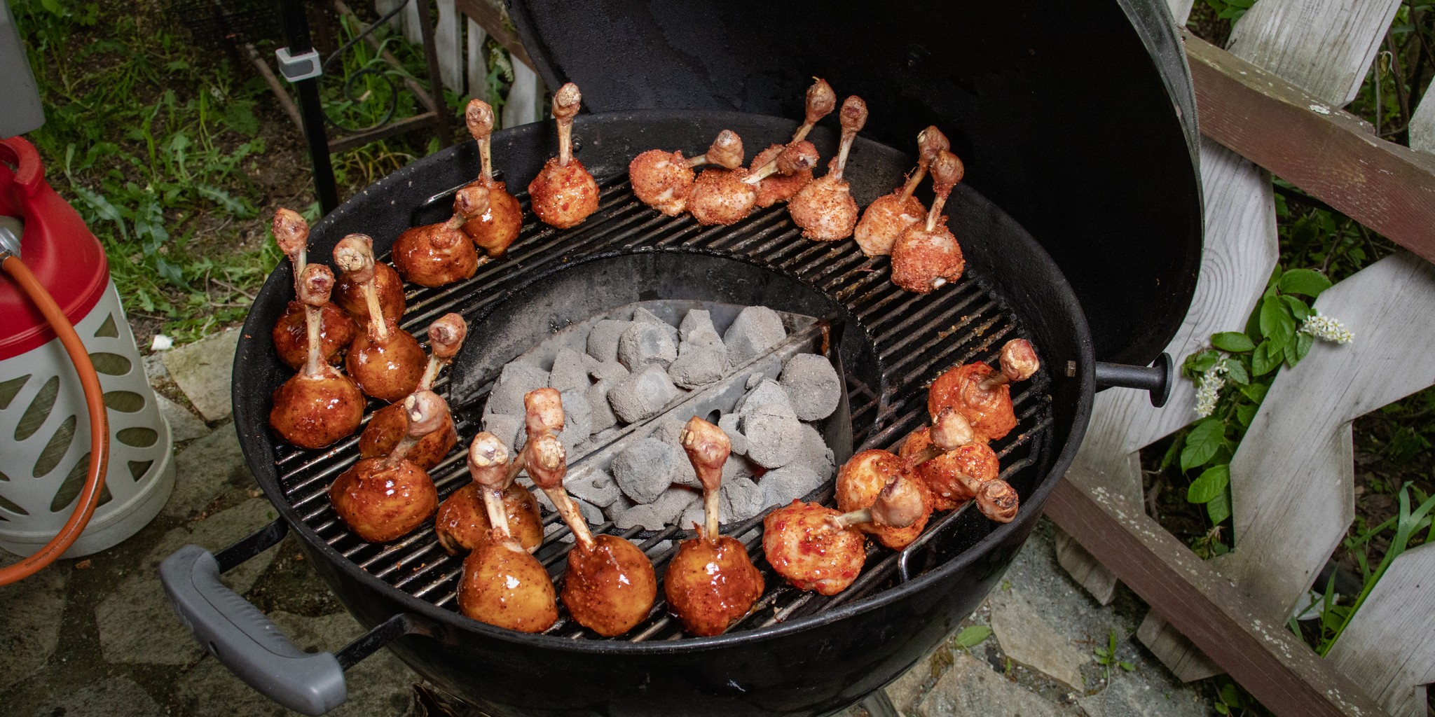 Мастер-класс на участке клиента на только что установленном гриле