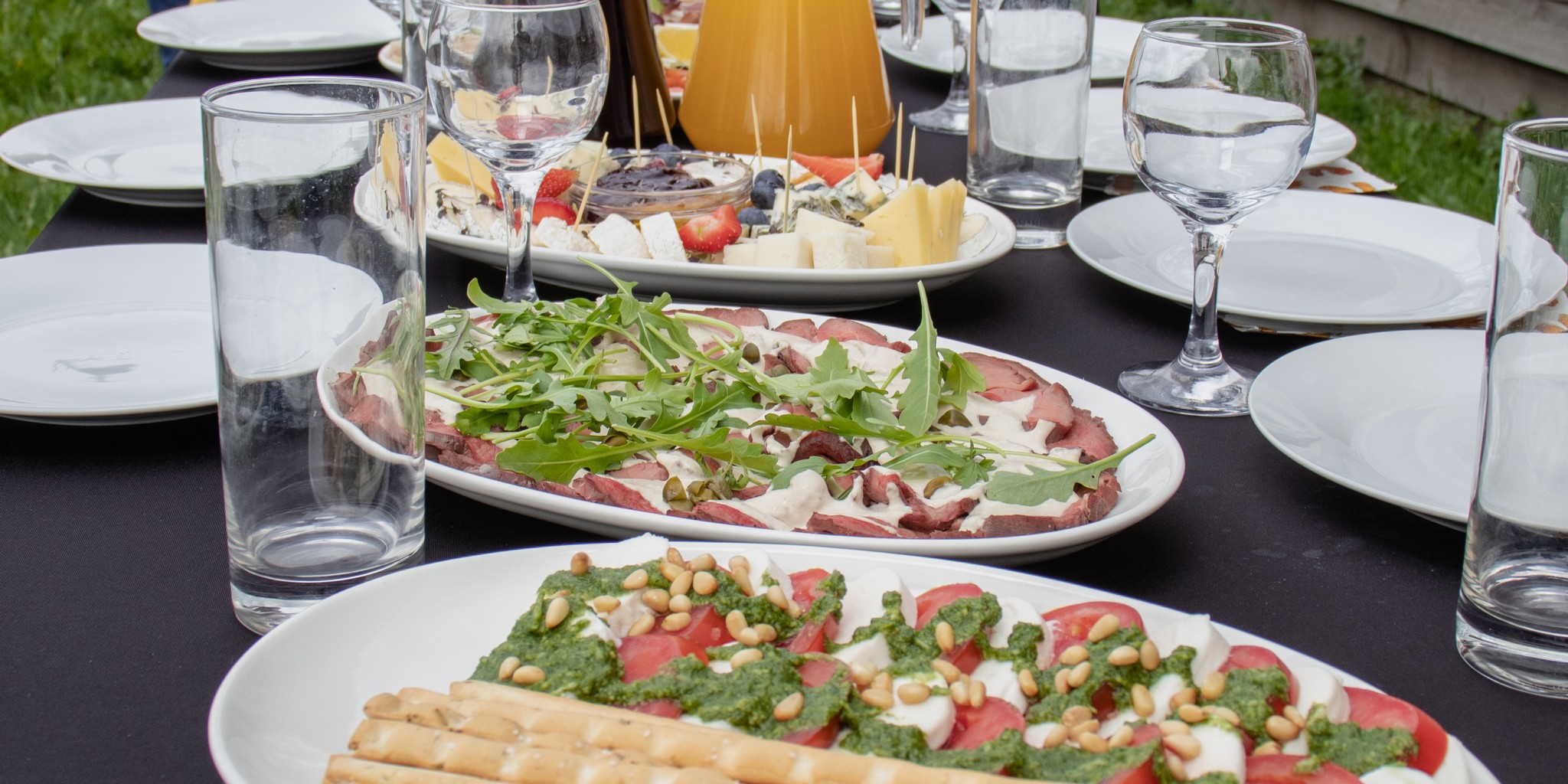 Кейтеринг с гриль-меню на open-air мероприятии